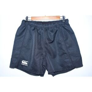 Canterbury Men's Large Black Elastic Waist Sports Activewear Shorts